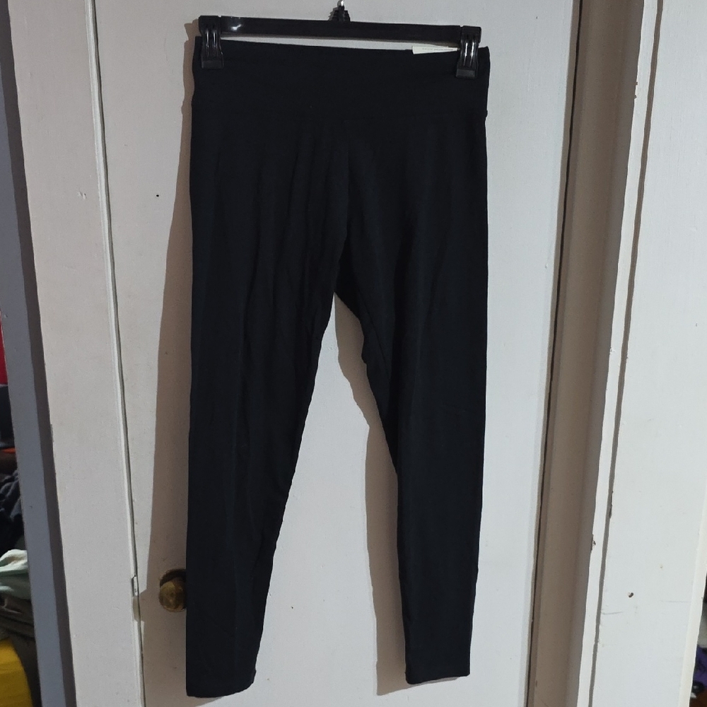 Aerie Black Regular Rise Leggings